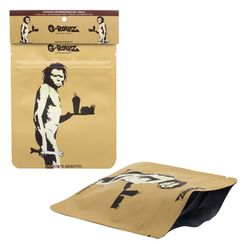 Пакет G-Rollz | Banksy's Fast Food Caveman 100x125 мм - Безопасность - Хранение - Пакеты zip-lock - Магазин домашних увлечений homehobbyshop.ru